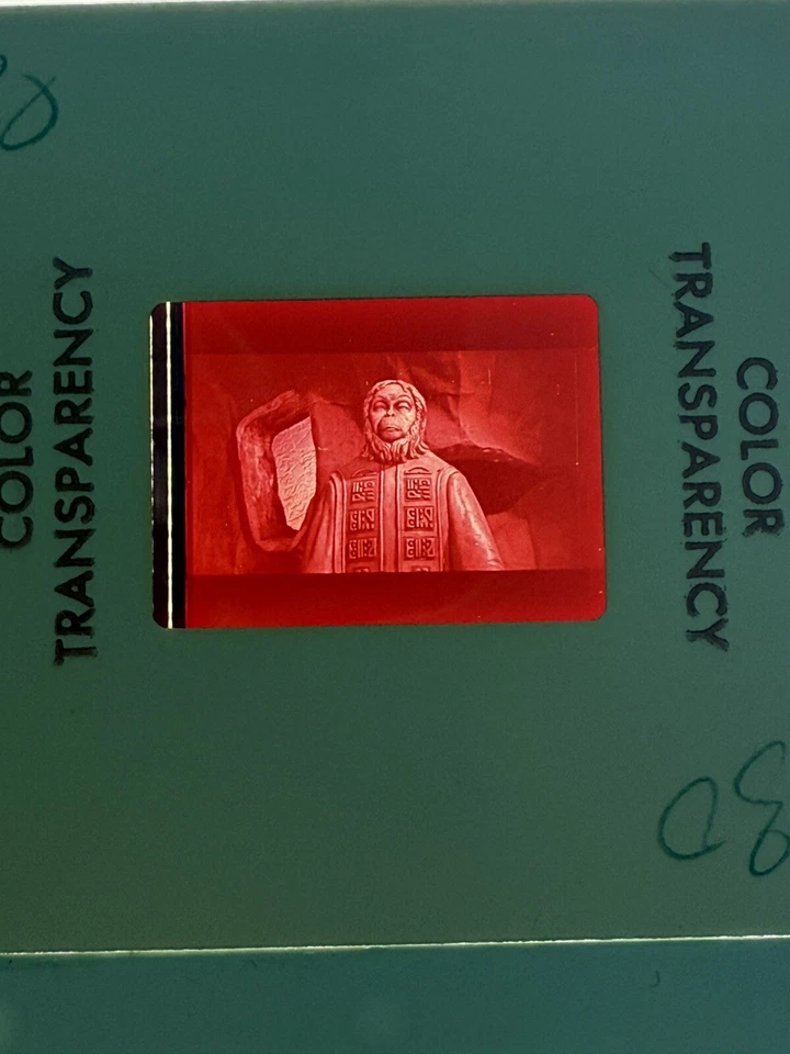 Lote de 7 celdas originales 1968 El planeta de los simios 20th Fox 35 mm Charlton Heston Foto 4 de 4