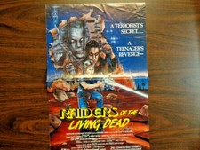 RAIDERS OF THE LIVING DEAD 1986 ORIGINAL MOVIE PRESSBOOK FINE+ SAM SHERMAN RARE