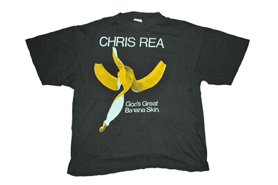 Vintage 90s 1993 Chris Rea God's Great Banana Skin T-shirt