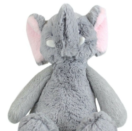 Frankie & Friends Elephant Plush Soft Toy 25cm Stuffed Animal by Korimco - Picture 2 of 4