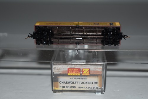 Z Scale MTL 51800090 Chaswolff Packing Co 40' Single Door Reefer 3149 C33459 - Picture 3 of 3