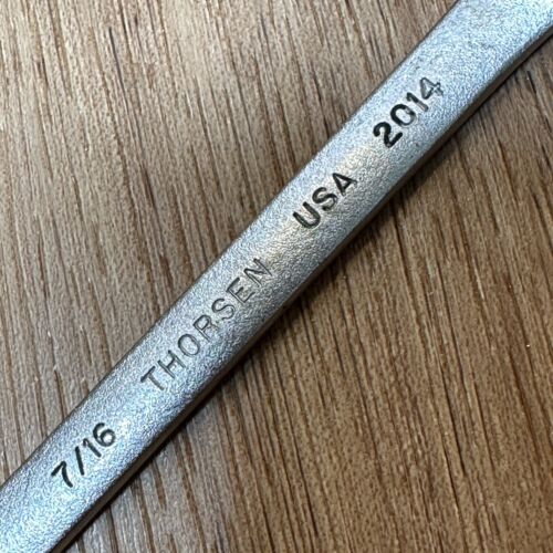 Thorsen Tools 2014 - 7/16" Combination Wrench 12 Point USA Tool - Picture 2 of 6