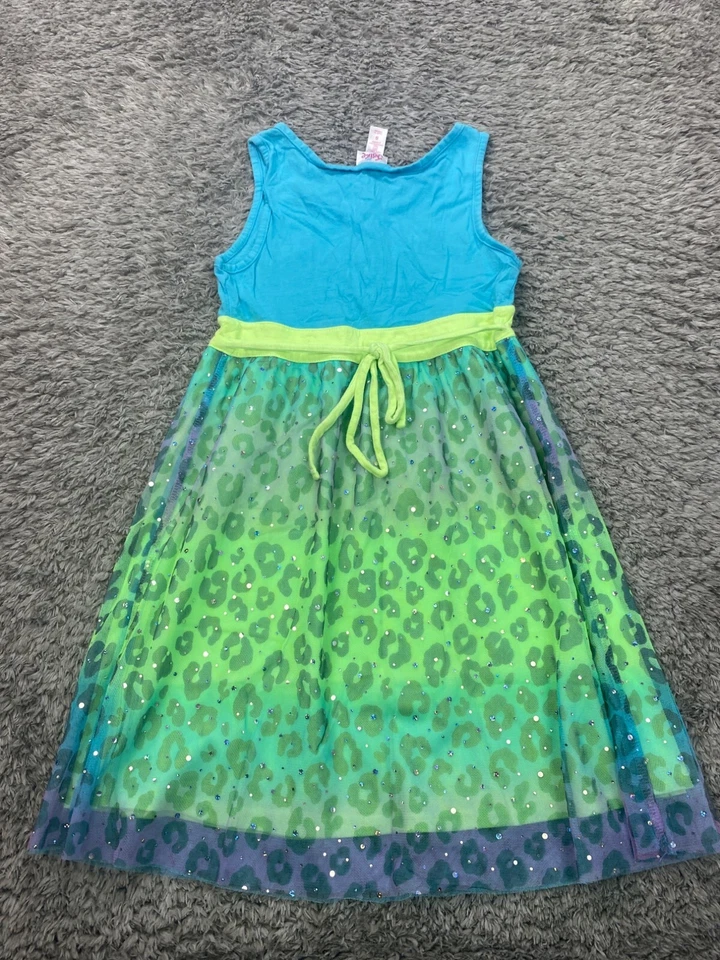 Camilla Cat & Jack Justice Dress Girls 6-8Y Vibrant Colorful Beautiful Lot 3 - Image 3 of 4