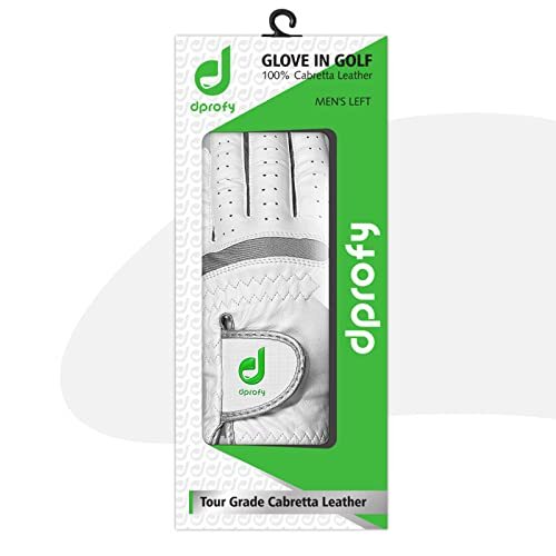 Men's Golf Glove Pro Cabretta Leather Golf Gloves Golf Accessories, Pack of 2...