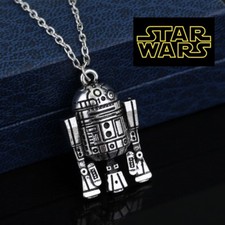STAR WARS R2D2 Full Metal Pendant force collectible cosplay us seller cosplay