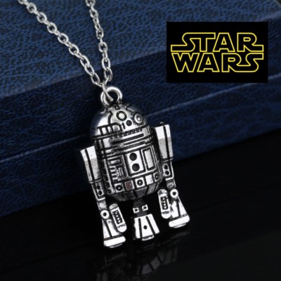 STAR WARS R2D2 Full Metal Pendant force collectible cosplay us seller cosplay