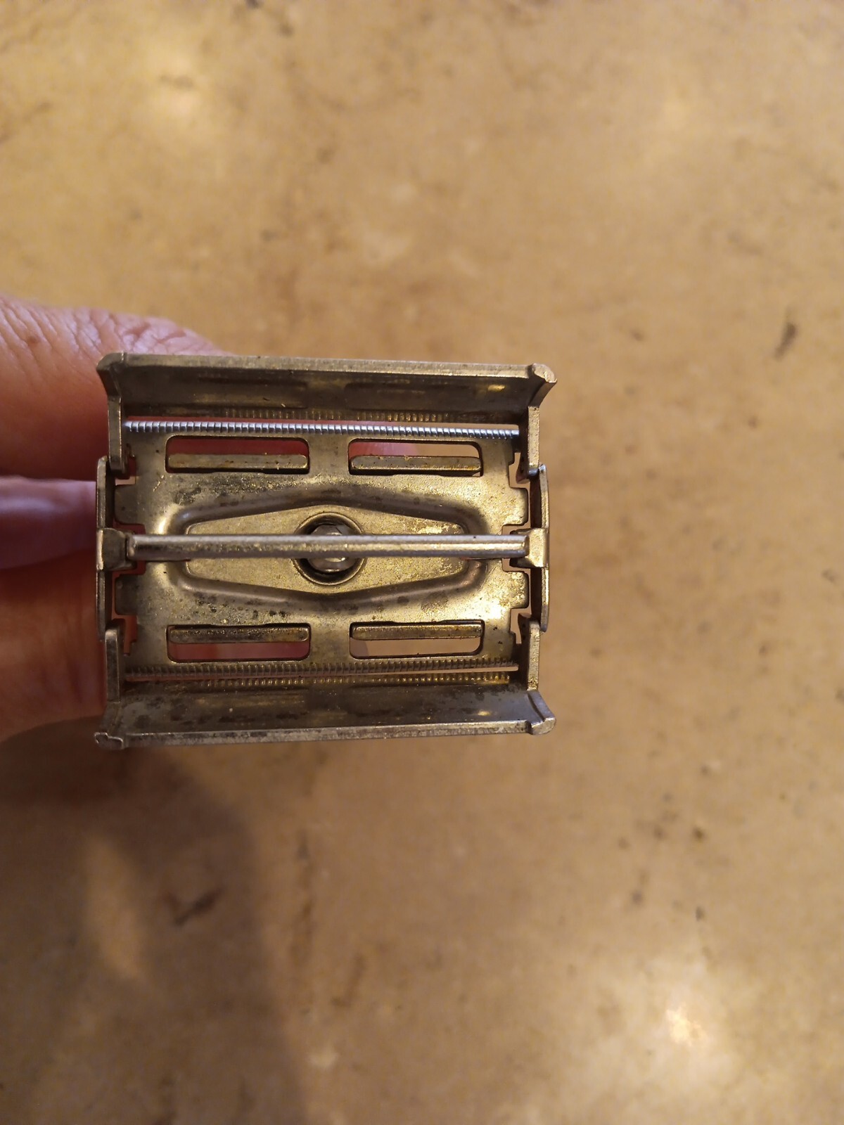 Vintage Gillette Adjustable Mens Safety Razor Shaving Slim Boy Made in USA