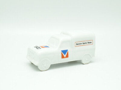 Werbe-Aschenbecher Porzellan 18cm - Renault 4 4L F4 Chaffoteaux et Maury