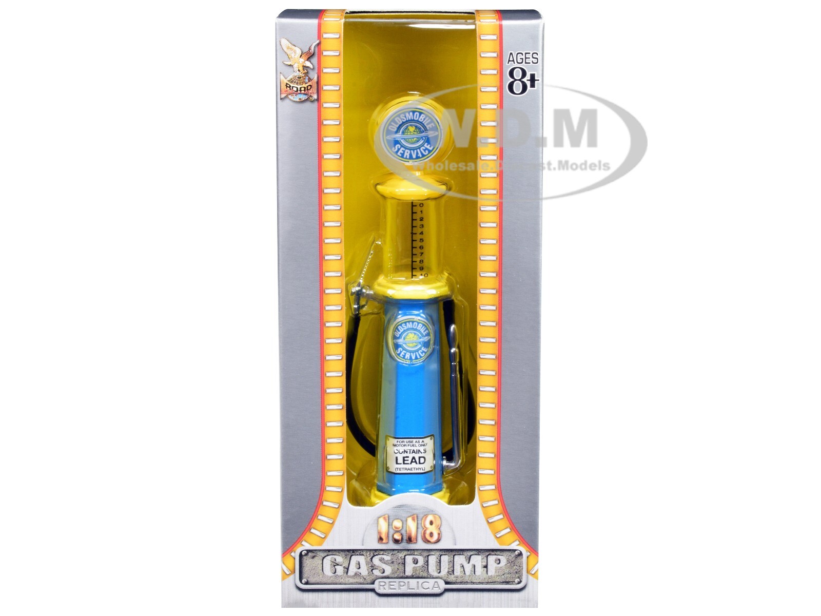 СТАРИННЫЙ БАЛЛОННЫЙ БЕНЗОНАСОС OLDSMOBILE SERVICE РЕПЛИКА 118 ROAD SIGNATURE 98702 3290₽