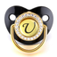 thumbnail 24 - Dummy Pacifier Name Initial Letters Newborn Baby Kids Silicone Orthodontic Gift