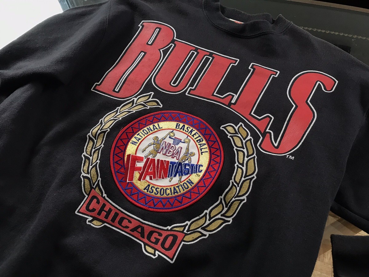 Breakthrough Tee Sweatshirt Nutmeg Mills Chicago Bulls Vintage 90s