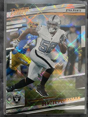2022 Prestige Xtra Points #177 Denzel Perryman Diamond Parallel Raiders    