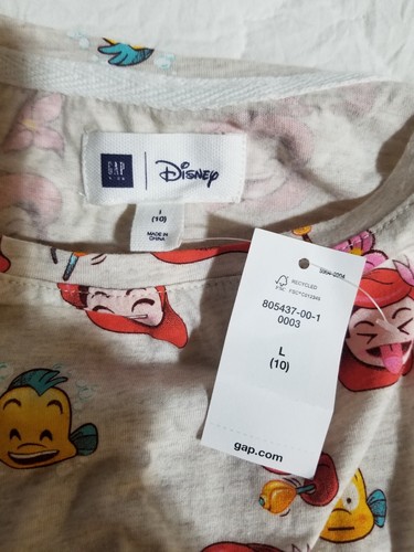 Gap Disney The Little Mermaid Ariel Kids Dress Size Large (10) New With Tags - Picture 3 of 5