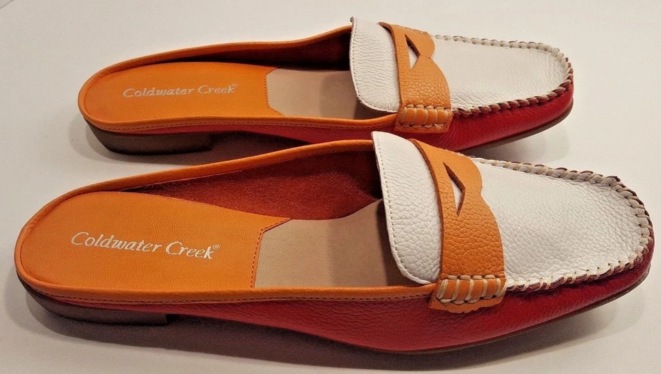 Mocasín Coldwater Creek Color Block Mula Talla 8.5 Foto 3 de 4