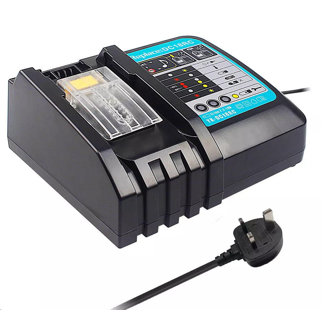 Fast Battery Charger Fit For Makita BL1830 BL1840 BL1850 7.2V 18V