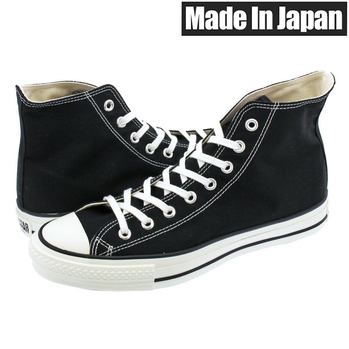 Converse Canvas All Star J HI Black MADE IN JAPAN Limited CHUCK TAYLOR new