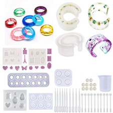 Silicone Bracelet Molds Ring Resin Casting Mould DIY Epoxy Jewelry Making Craft