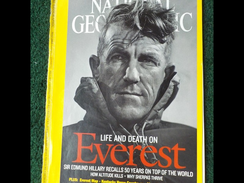 NATIONAL GEOGRAPHIC MAGAZINE MAY 2003 LIFE AND DEATH ON EVEREST
