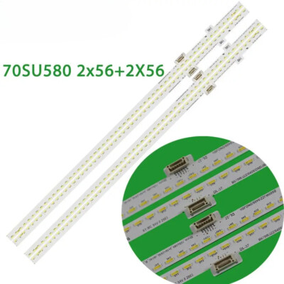 LED-Streifen für Sharp 70SU580_2X56+2X56_4014C_A/B LC-70UI9362K LC-70UI9362E