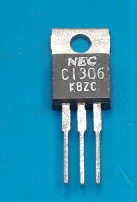 2SC1306 Silicon NPN Transistor Final RF Power Output TO220 case - NOS ...