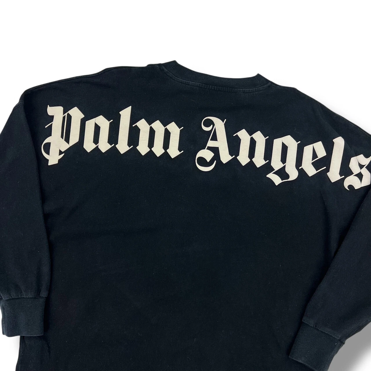 T shirt manica lunga Palm Angels nera