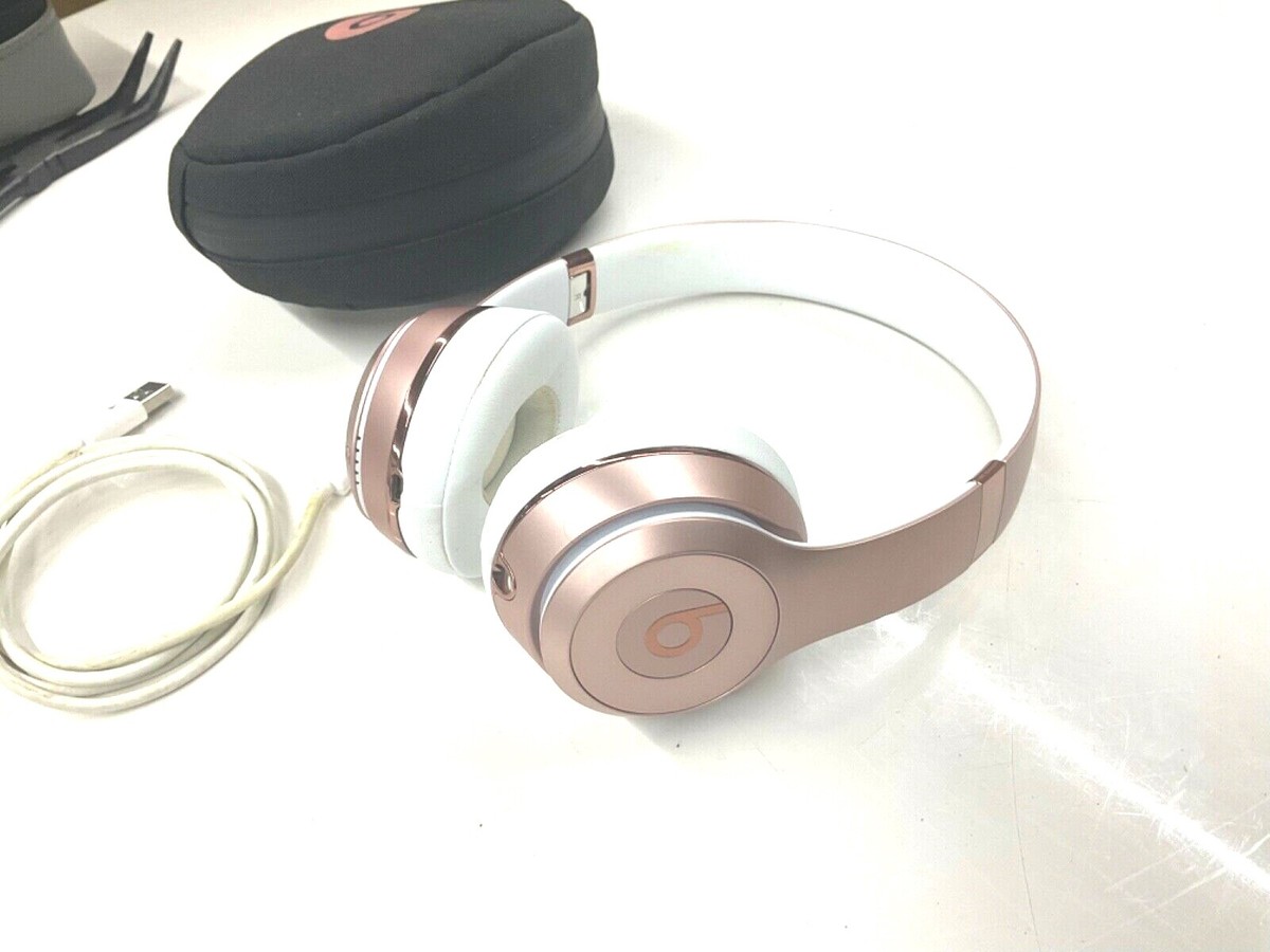 BEATS SOLO3 WIRELESS ON EAR HEADPHONES by DR. DRE, COLOR: ROSE