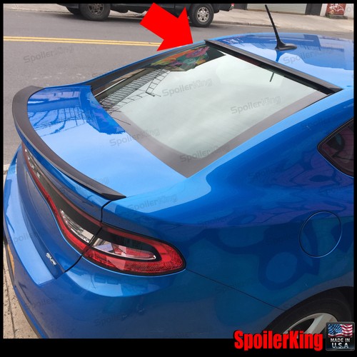 (818R) StanceNride Rear Roof Spoiler Window Wing (Fits: Dodge Dart 2013-2016) - 第 1/12 張圖片