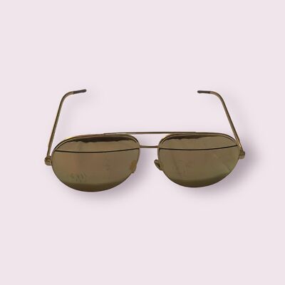 Christian Dior Split 1 Aviator Gold/Pink Sunglasses
