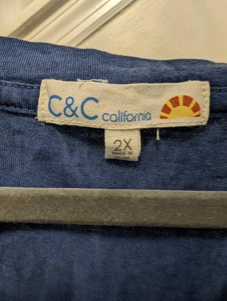 L.L. Bean Blue and Gold Striped Long Sleeve Button Down Shirt Women’s Size Mediu - Image 3 of 4