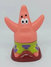 Viacom SpongeBob Squarepants Patrick Action Figure Spring Action Button 3" 