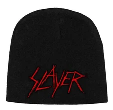 Slayer - Scratched Logo - Embroidered Beanie