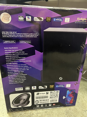 New in Box Beo Stage Edge Subwoofer Multi Room Aluminum Commercial Grade