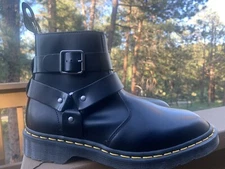 Dr. Martens Jaimes Black Leather Harness Chelsea Boots  US Men’s 7 Womens 8 EU39