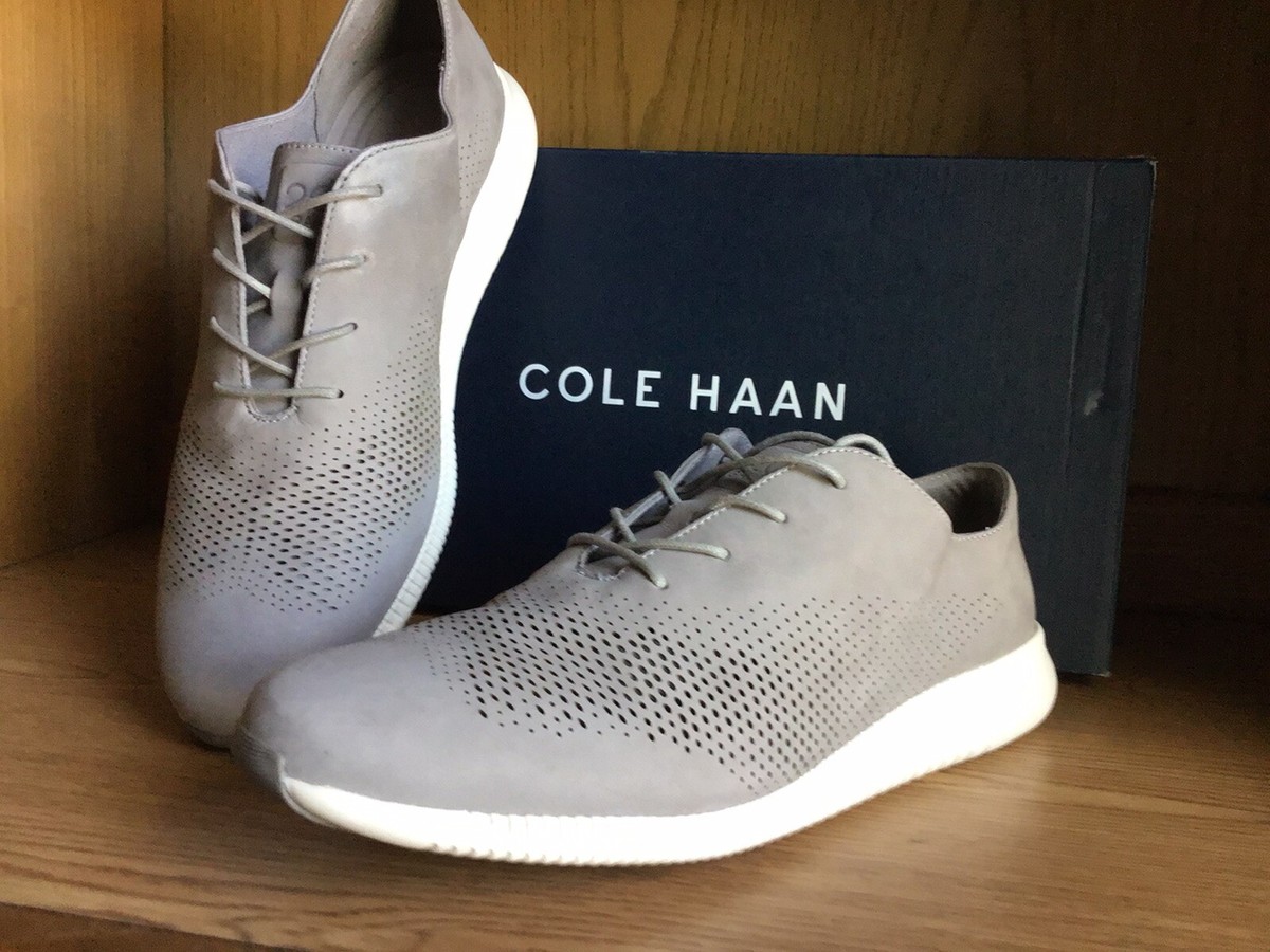 Cole Haan Zerogrand Laser Wing Lace up Grey Women Size 10 EU