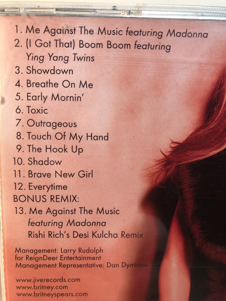 Music CD Britney Spears / In The Zone | eBay