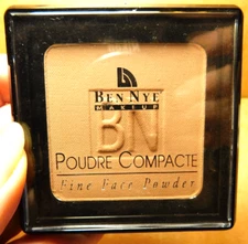 Ben Nye~Poudre Compacte Fine Face Powder CP-9 Cocoa .28oz New/ Old Stock