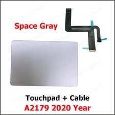 New Space Gray Trackpad With Cable For Macbook Air 13" A2179 Touchpad 2020 Year
