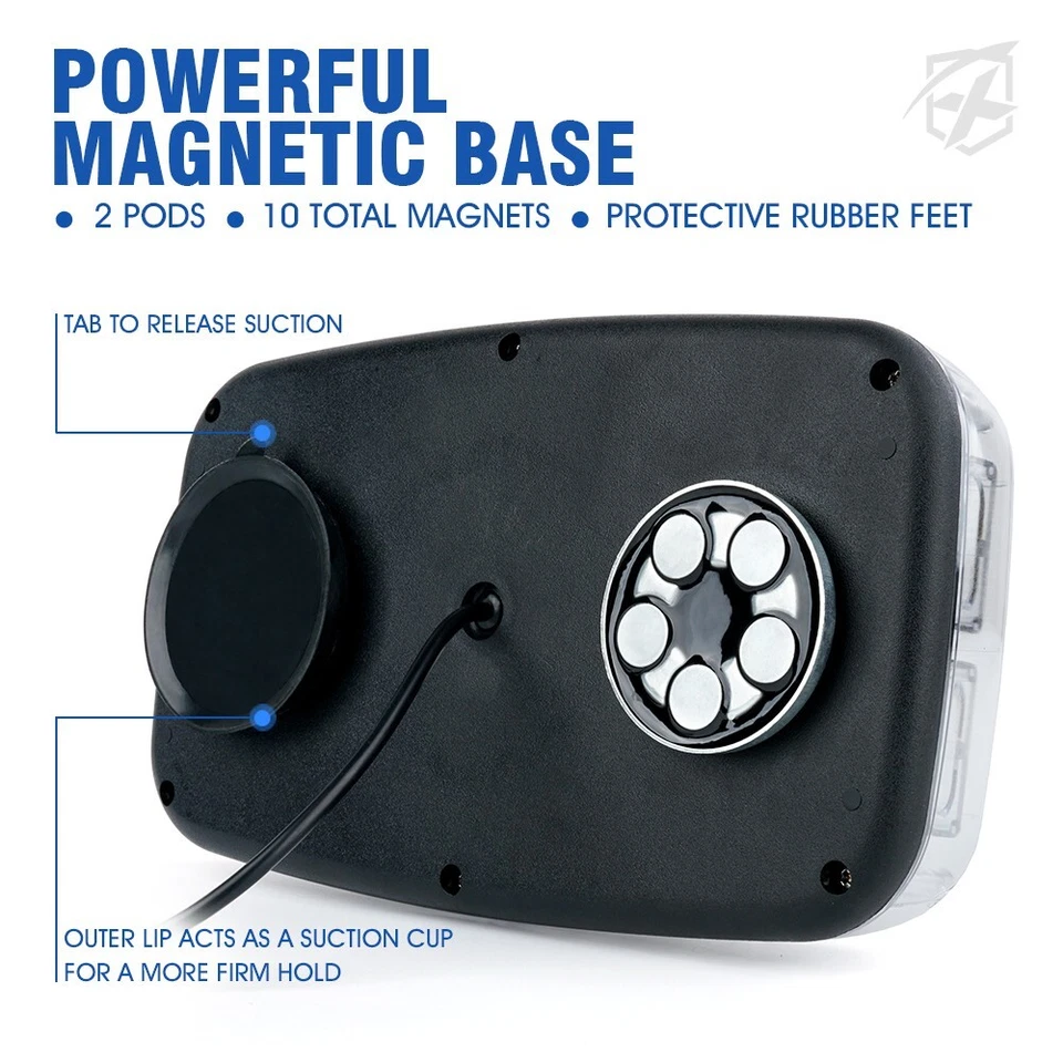 LED Yellow Strobe Light Bar Emergency Warning Flashing Truck Rooftop for Truck - Image 4 of 4