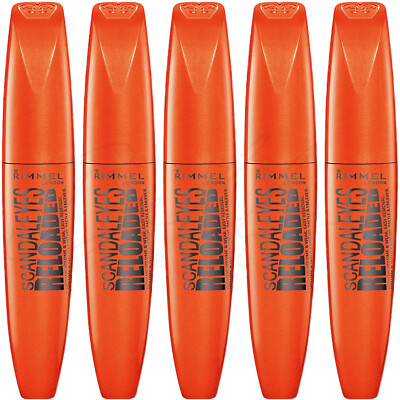 RIMMEL Scandaleyes Reloaded Extreme Volume Mascara 12ml - 001 Black *5er Pack*