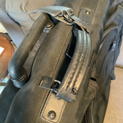 TUMI Alpha Wheeled Garment Bag #2233D3 Extended Trip Rolling Wardrobe Black - Picture 22 of 24