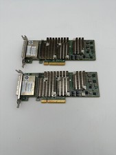 LOT OF 2 - Dell 01V1W2  0TFJRW LSI 9206-16E Quad-Port External SAS Card