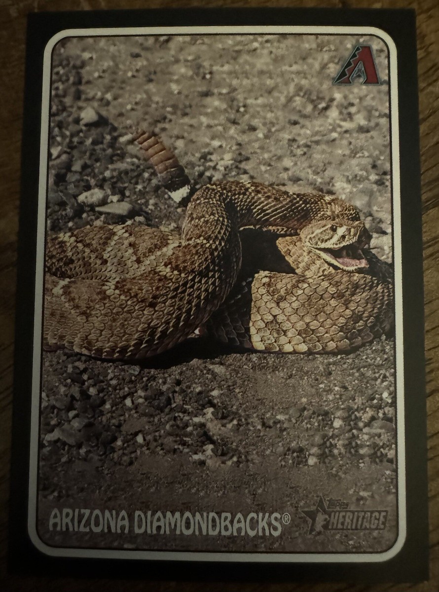 トランプ牌 2024 Topps Heritage Arizona Diamondbacks Team #75Z-8 (Black