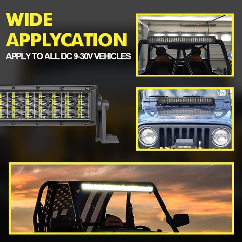 30Inch LED Work Light Bar Combo Offroad Driving Lamp Truck ATV 4WD Chevy 28/32" - Picture 42 of 58