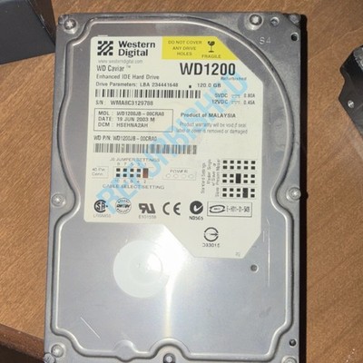 Western Digital WD Caviar 120GB 3.5'' IDE Internal HDD WD1200JB-00CRAO