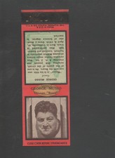 1937 Diamond NFL Football Matchcover #15 George Musso-Chicago Bears Near Mint