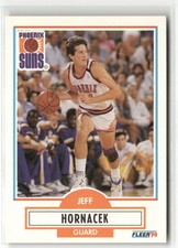 1990-91 FLEER #147 JEFF HORNACEK PHOENIX SUNS