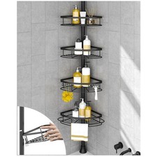 Rustproof Corner Shower Caddy, 4-Tier Bathroom Organizer