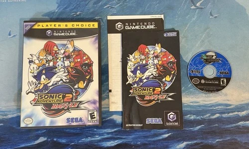 Sonic Adventure 2 Battle (Nintendo GameCube, 2004) CIB Complete Works Resurfaced