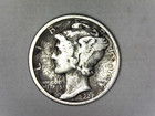 1927, Mercury Dime-VG+ — photo 1