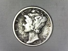 1927, Mercury Dime-VG+